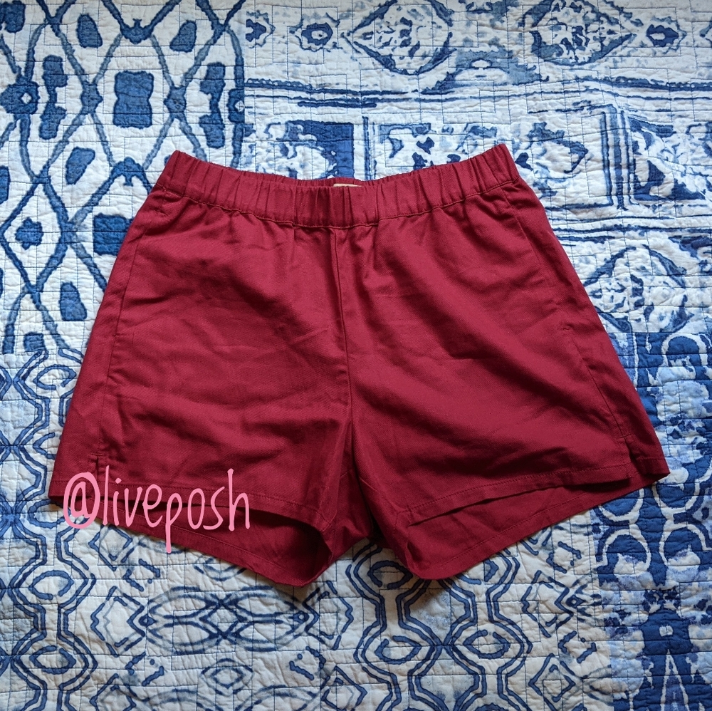 NWOT MADEWELL Pull On Shorts Size Small